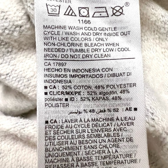 OLD NAVY French Terry Cinched-Hem 1/2-Zip Sưeatshirt leopard print women’s XL - Picture 9 of 10